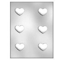 MOLD - DEEP TRUFFLE HEART 1 3/4" (6)