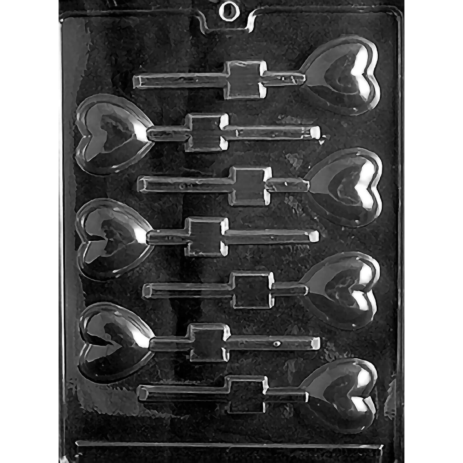 MOLD - ROUNDED HEART LOLLY 1 1/2" (7)