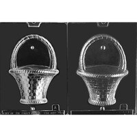 MOLD - 3D BASKET WITH HANDLE 7 3/8" - 2 PC (1)