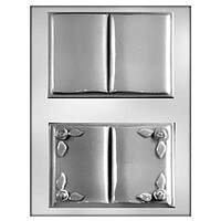 MOLD - OPEN BOOK 2 STYLES 5" X 3 1/2" (2)