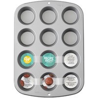 WILTON RECIPE RIGHT N/S STANDARD MUFFIN PAN (12)