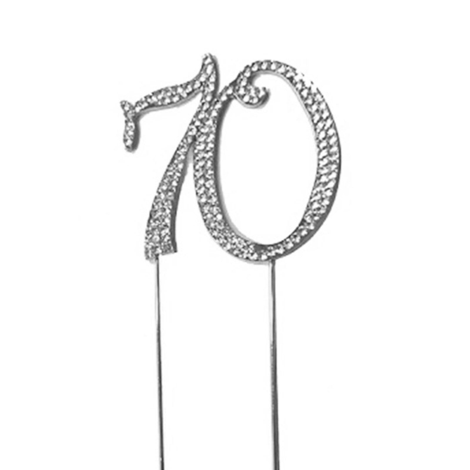 BLING PICK - SILVER NUMBER 70 