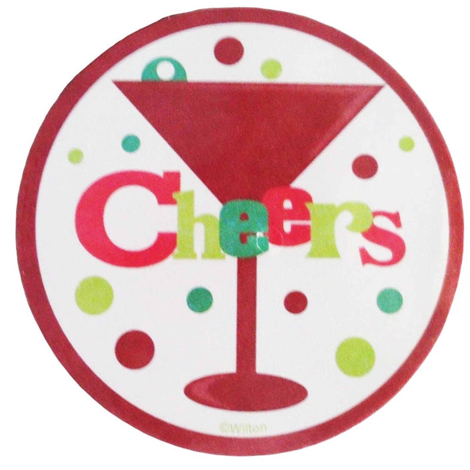 WILTON HOLIDAY CHEER COASTERS 12 PC