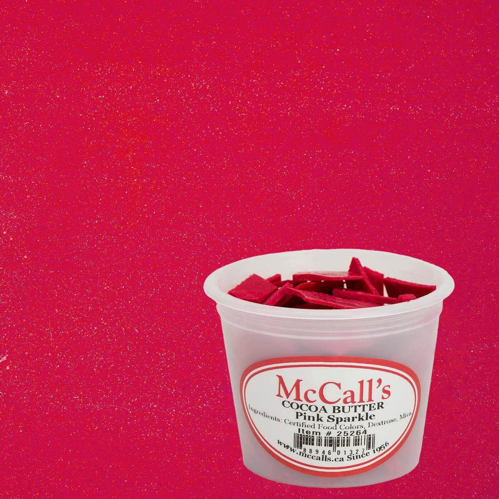 COLORED COCOA BUTTER - PINK SPARKLE 56 G