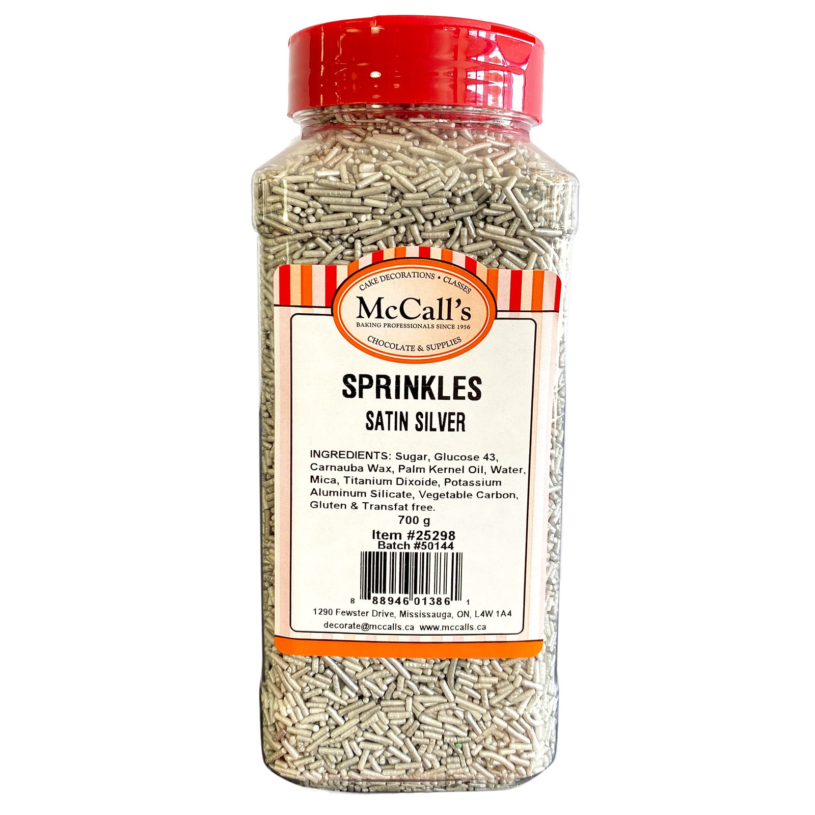 SPRINKLES SATIN SILVER 700 G