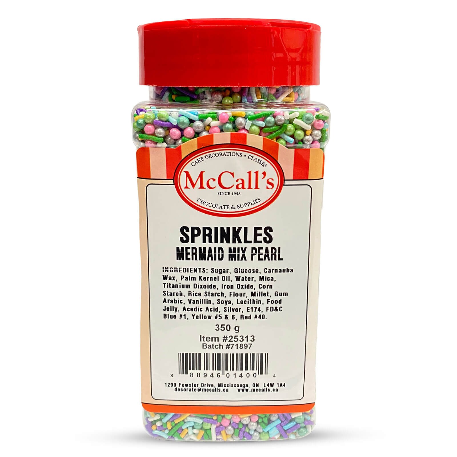 SPRINKLES MERMAID MIX PEARL 350 G