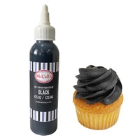 LIQUID GEL FOOD COLOR - BLACK 125 ML, 4.5 OZ