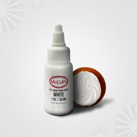 LIQUID GEL FOOD COLOR - WHITE 30 ML / 1 OZ