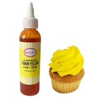 LIQUID GEL FOOD COLOR - LEMON YELLOW 125 ML, 4.5 OZ