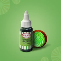 LIQUID GEL FOOD COLOR - LIME GREEN 30 ML / 1 OZ