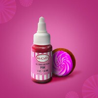 LIQUID GEL FOOD COLOR - PINK 30 ML / 1 OZ