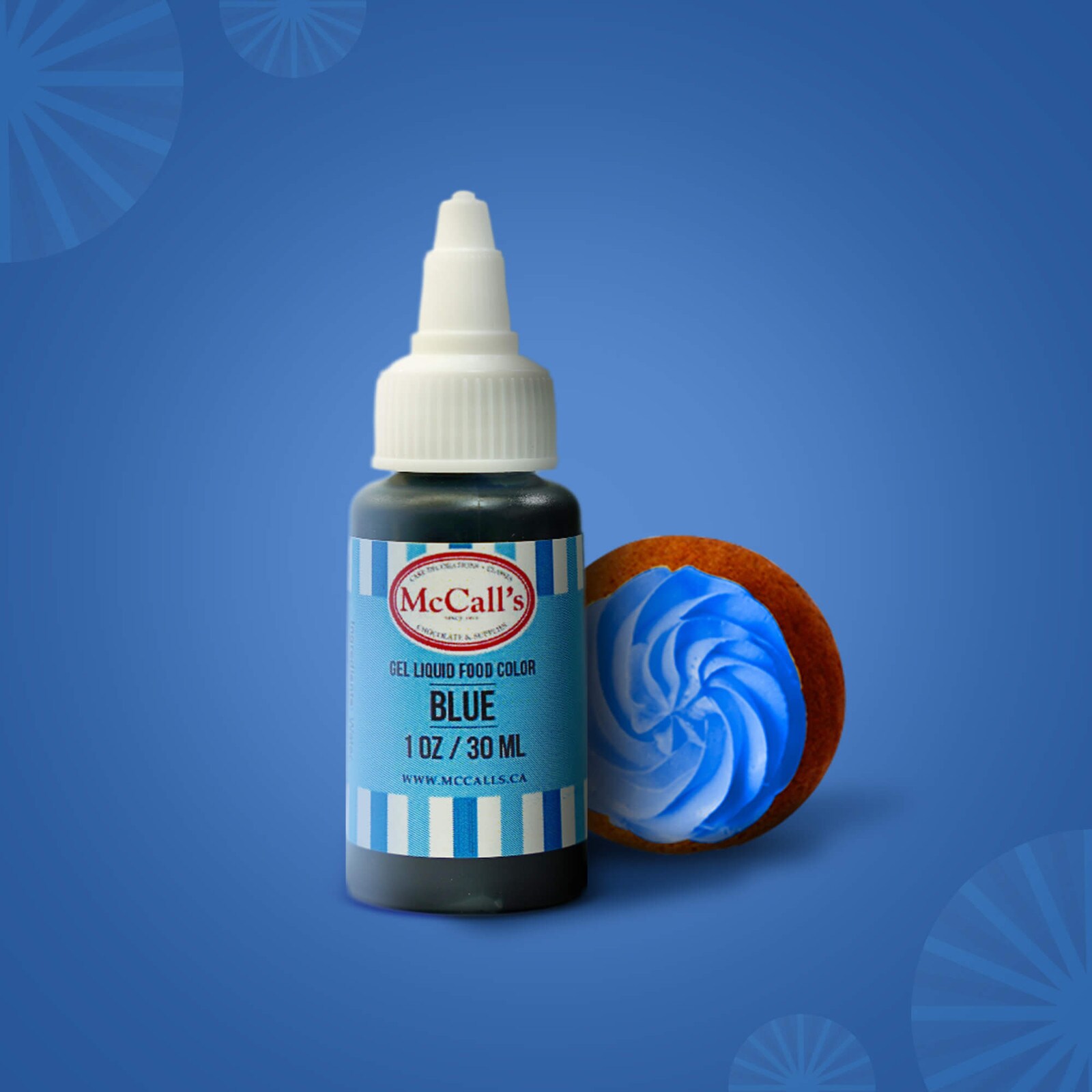 LIQUID GEL FOOD COLOR - BLUE 30 ML, 1 OZ