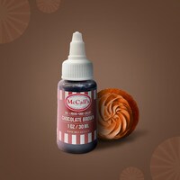 LIQUID GEL FOOD COLOR - CHOCOLATE BROWN 30 ML / 1 OZ