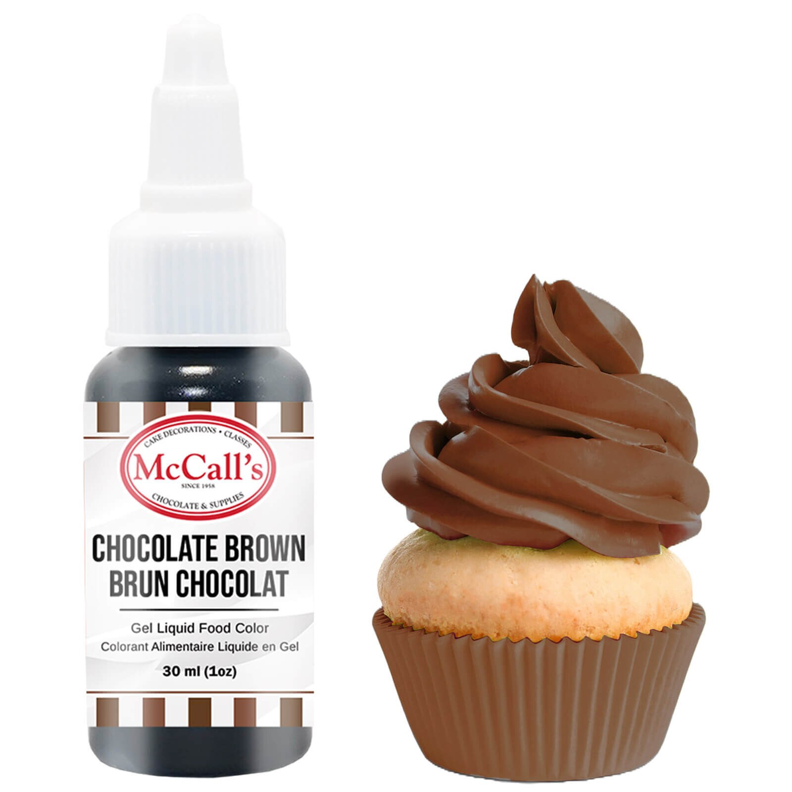 LIQUID GEL GOOD COLOR - CHOCOLATE BROWN 30 ML / 1 OZ