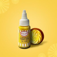LIQUID GEL FOOD COLOR - RADIANT GOLD 30 ML / 1 OZ