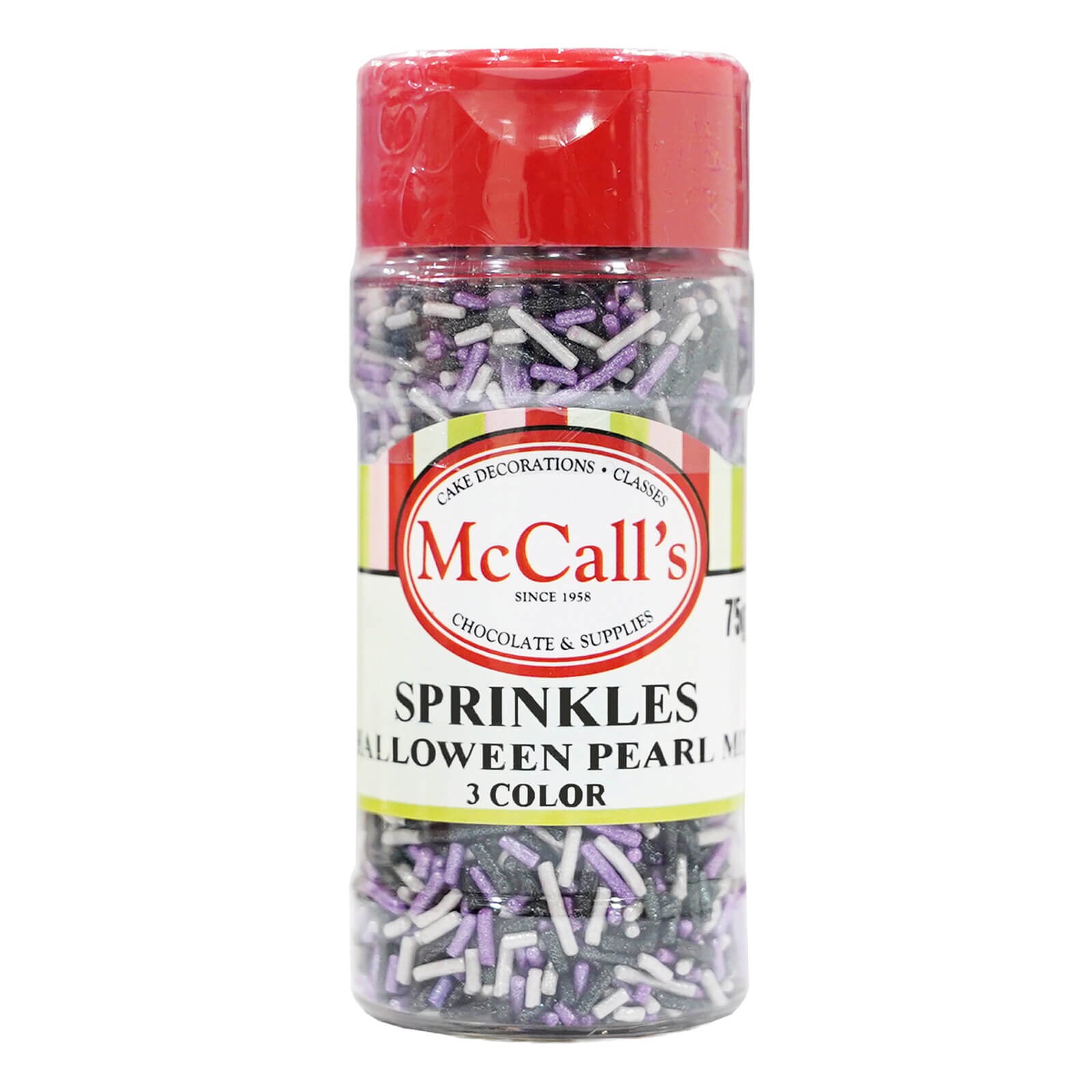 SPRINKLES HALLOWEEN PEARL MIX 3 COLORS  75 G
