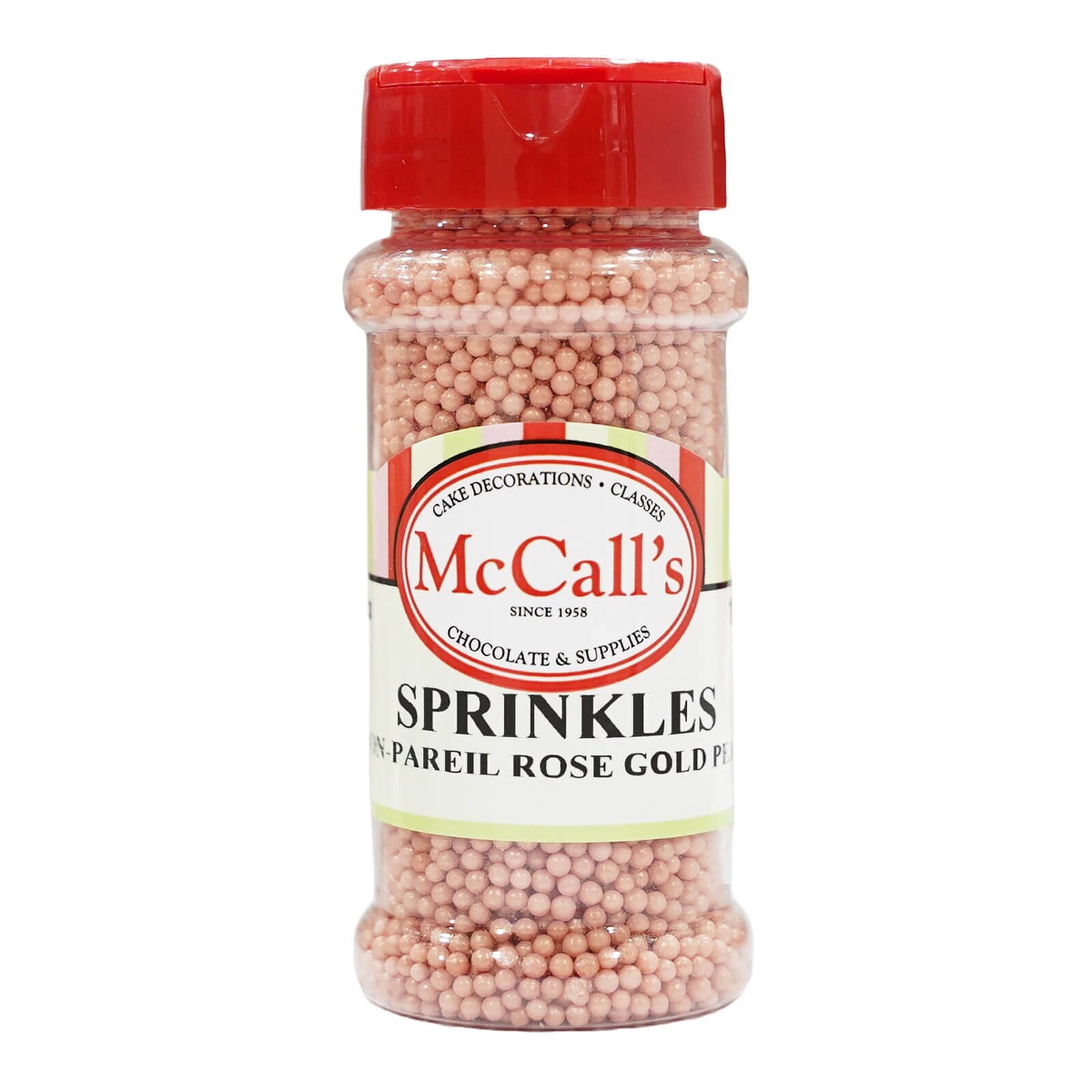 SPRINKLES NON-PAREIL ROSE GOLD PEARL 100 G