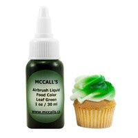 AIRBRUSH FOOD COLOR - LEAF GREEN 1 OZ / 30 ML