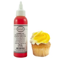 AIRBRUSH FOOD COLOR - LEMON YELLOW 125 ML / 4 OZ