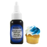 AIRBRUSH FOOD COLOR - NAVY BLUE 1 OZ / 30 ML