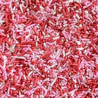 SPRINKLES - PINK, RED & WHITE PEARL MIX  