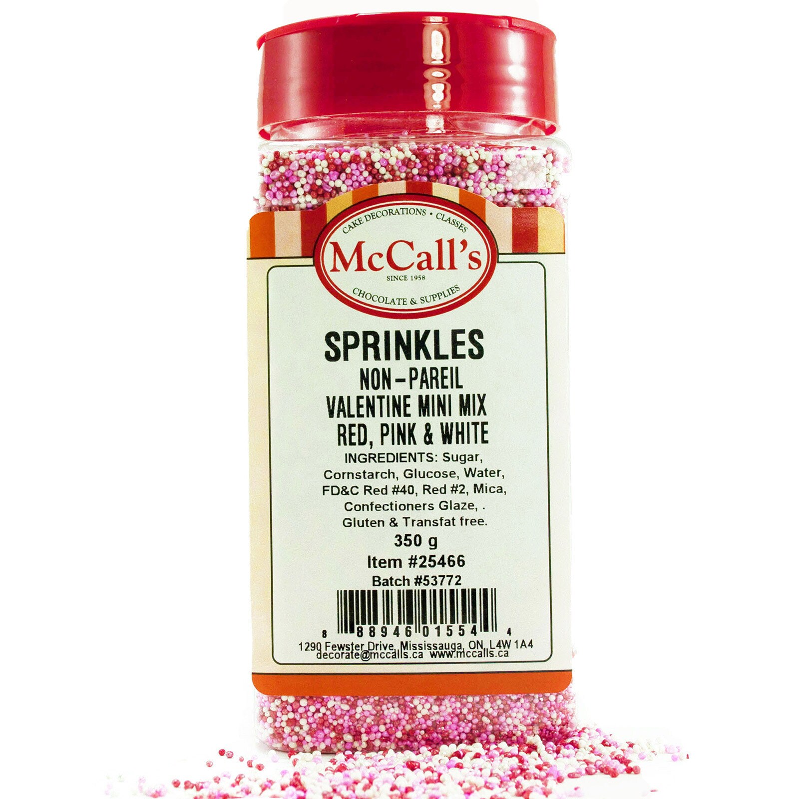 SPRINKLES VALENTINE NON PAREIL MINI MIX  350 G