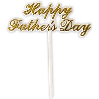 HAPPY FATHER"S DAY PICK 2.5" 6 PC
