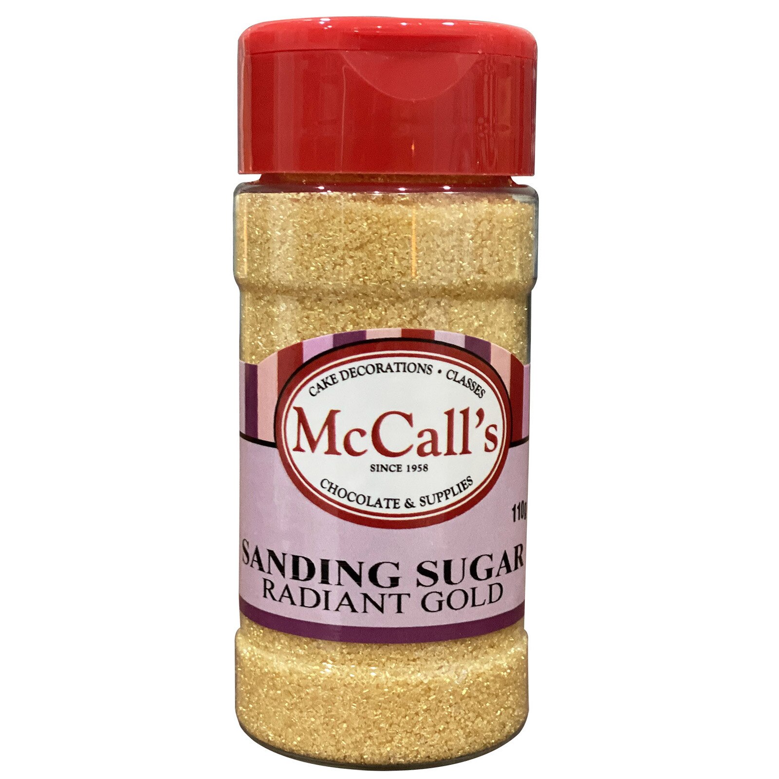 Sanding Sugar Radiant Gold 110 g McCall's