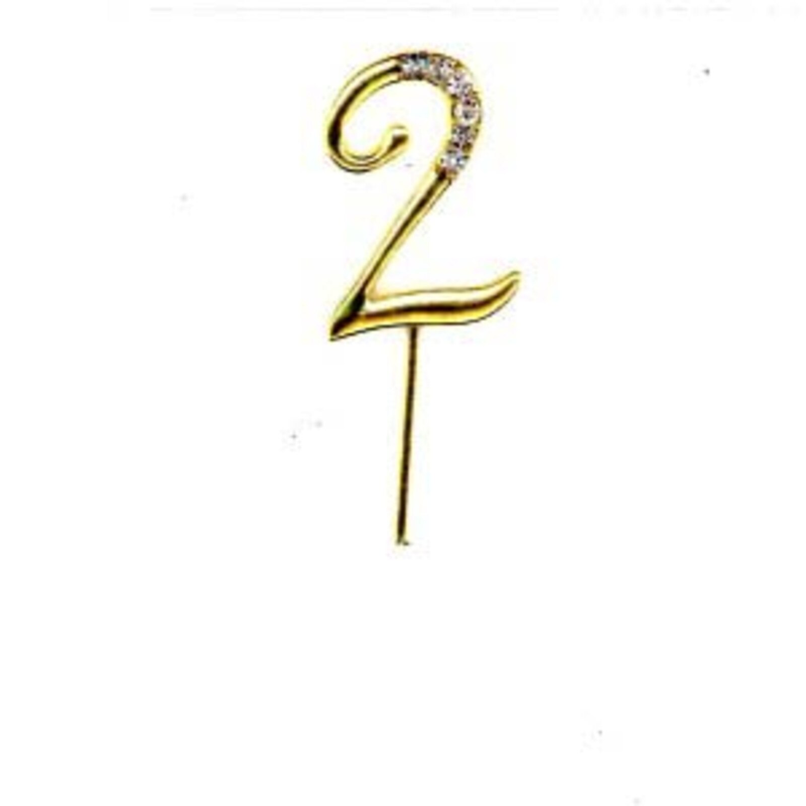 BLING PICK - GOLD NUMBER TWO 