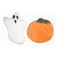 24/BOX 3" GHOST AND PUMPKIN COOKIES