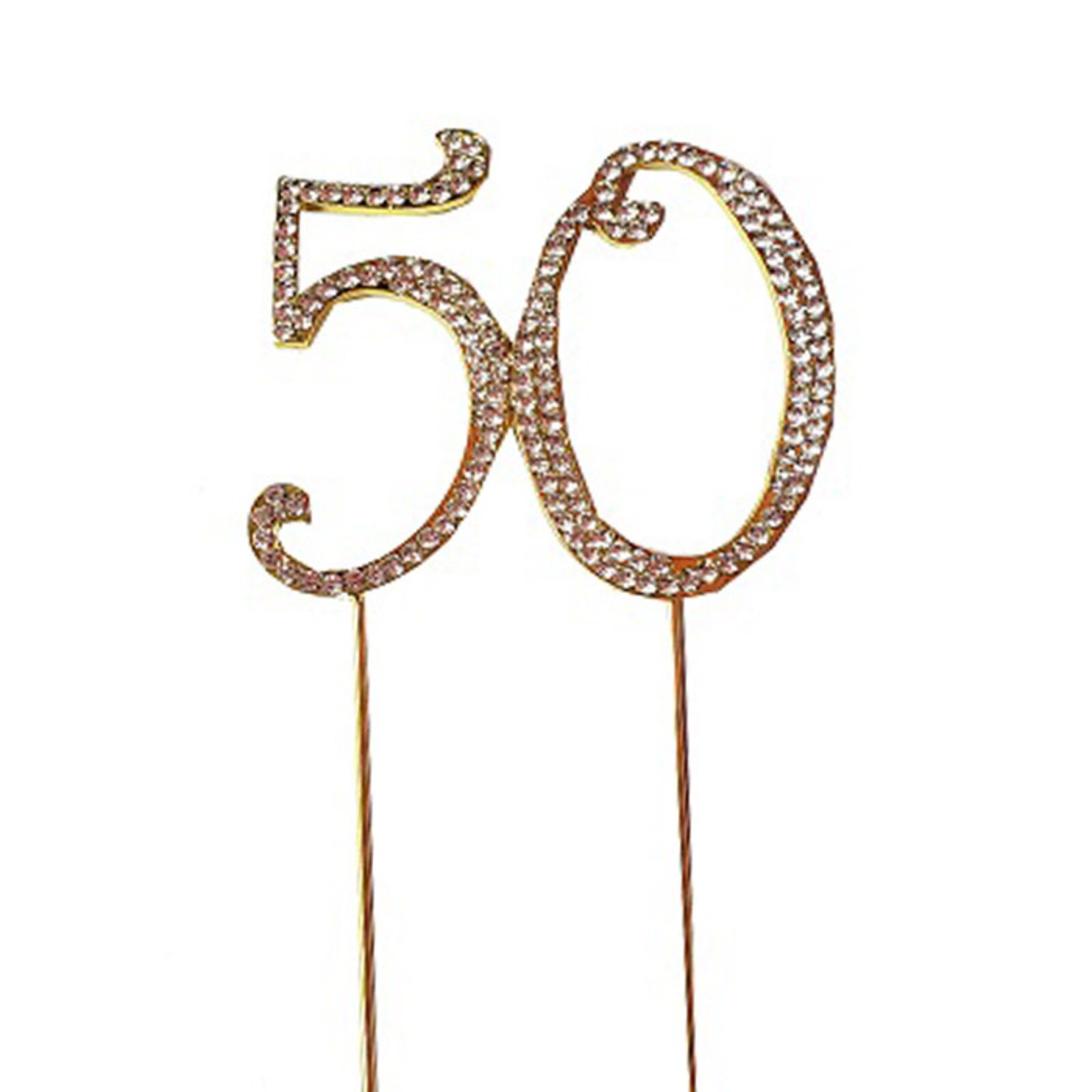 BLING PICK - GOLD NUMBER 50  