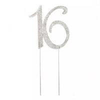 BLING PICK - SILVER NUMBER 16 - 4 1/2" / 12CM