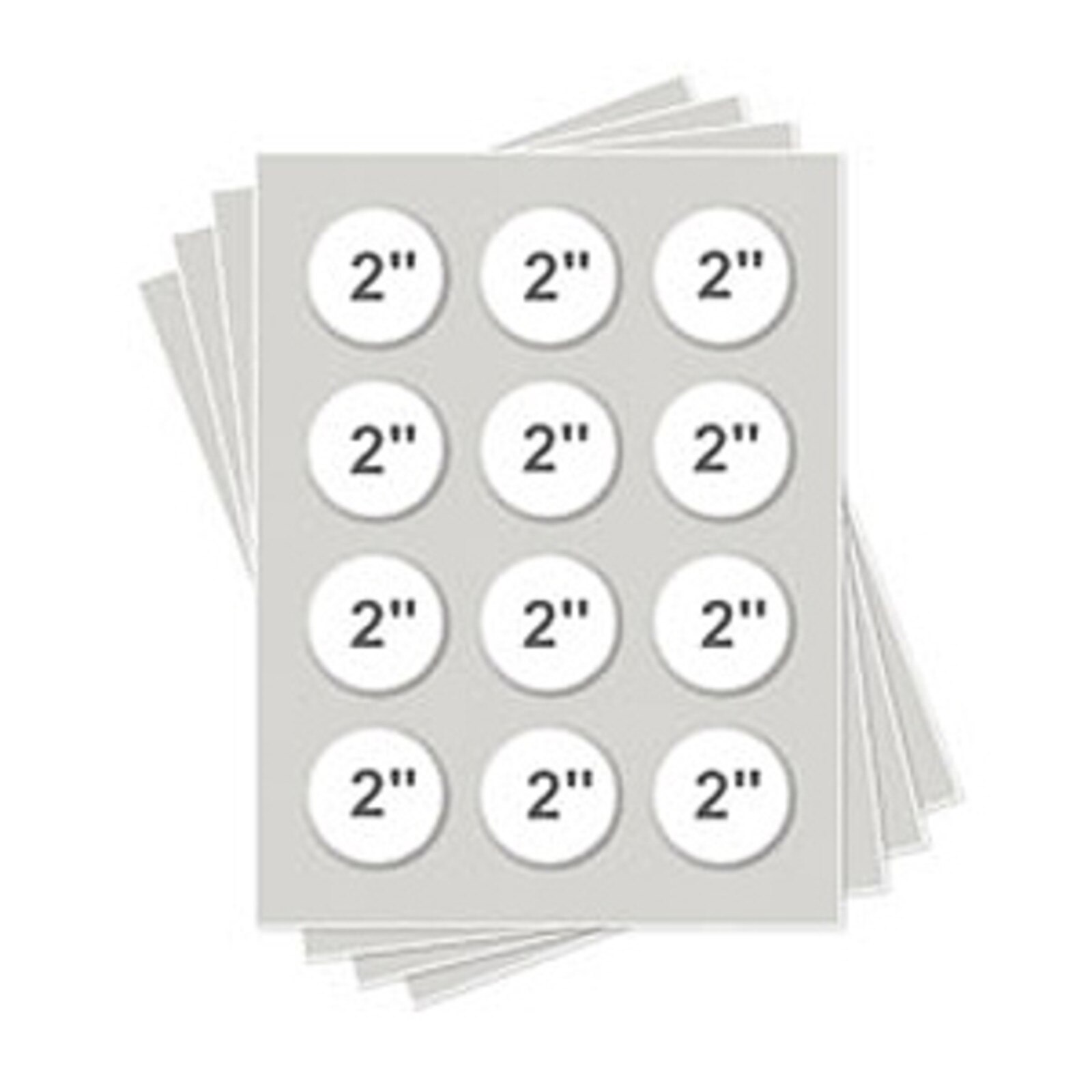 Image Printing Edible Paper 2" Round 12 Circles McCall's