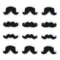 WILTON MUSTACHE ICING DECORATIONS 18 PCS