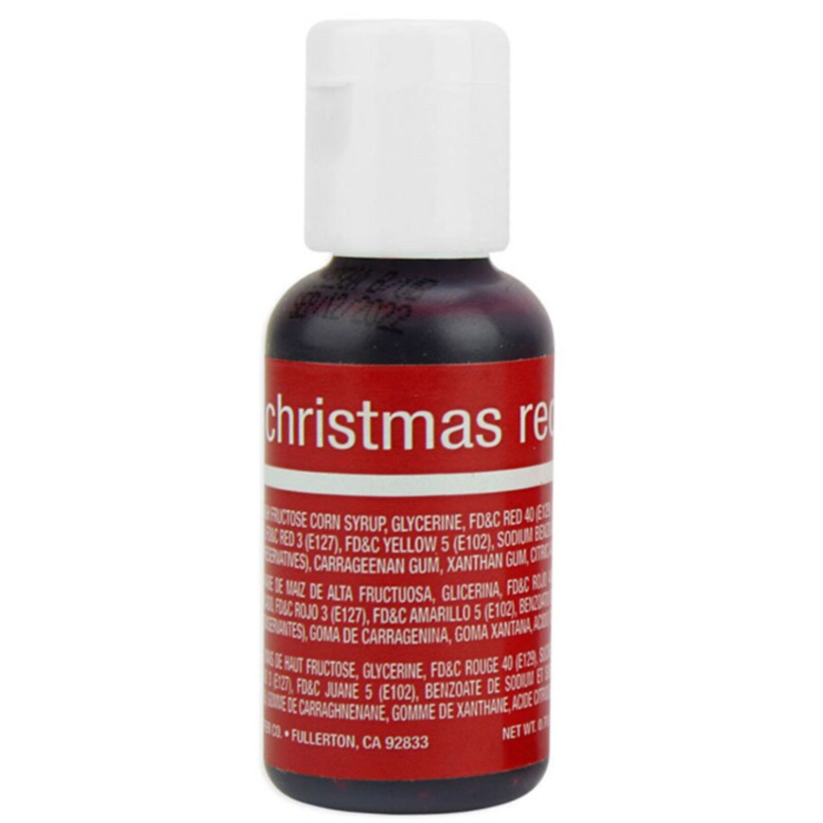 LIQUA-GEL CHRISTMAS RED .7 OZ / 20 G