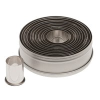 ATECO S/S PLAIN ROUND CUTTER SET - 11 PC 