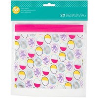 WILTON EASTER EGGS RESEALABLE PARTY BAGS 20 PC