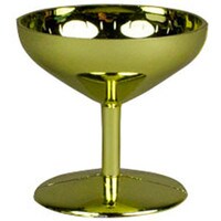 MINI GOLD CHAMPAGNE GLASS 2"  