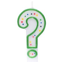 WILTON NUMERAL CANDLE #? - 3"