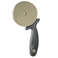 SINGLE- WHEELED S/S PASTRY / PIZZA CUTTER 4"