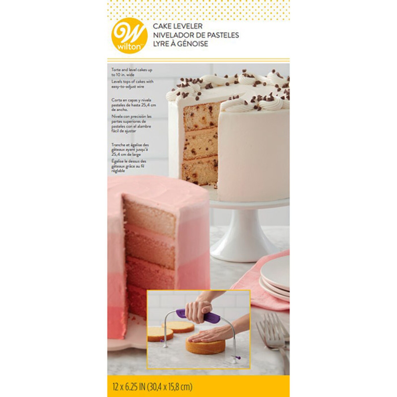 WILTON SMALL CAKE LEVELER / SLICER 