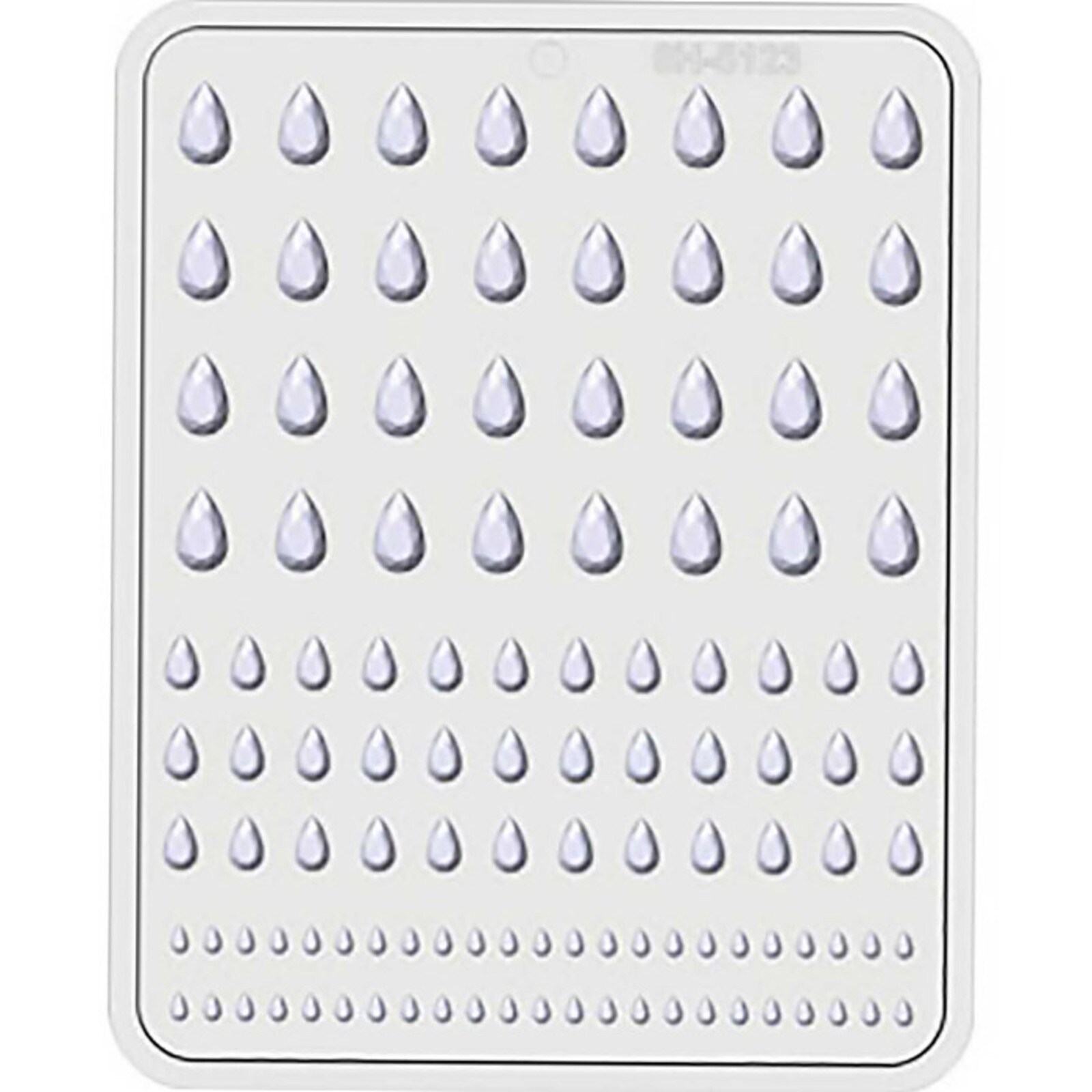 HARD CANDY MOLD - TEARDROPS GEMS 1/4" TO 5/8" (114)