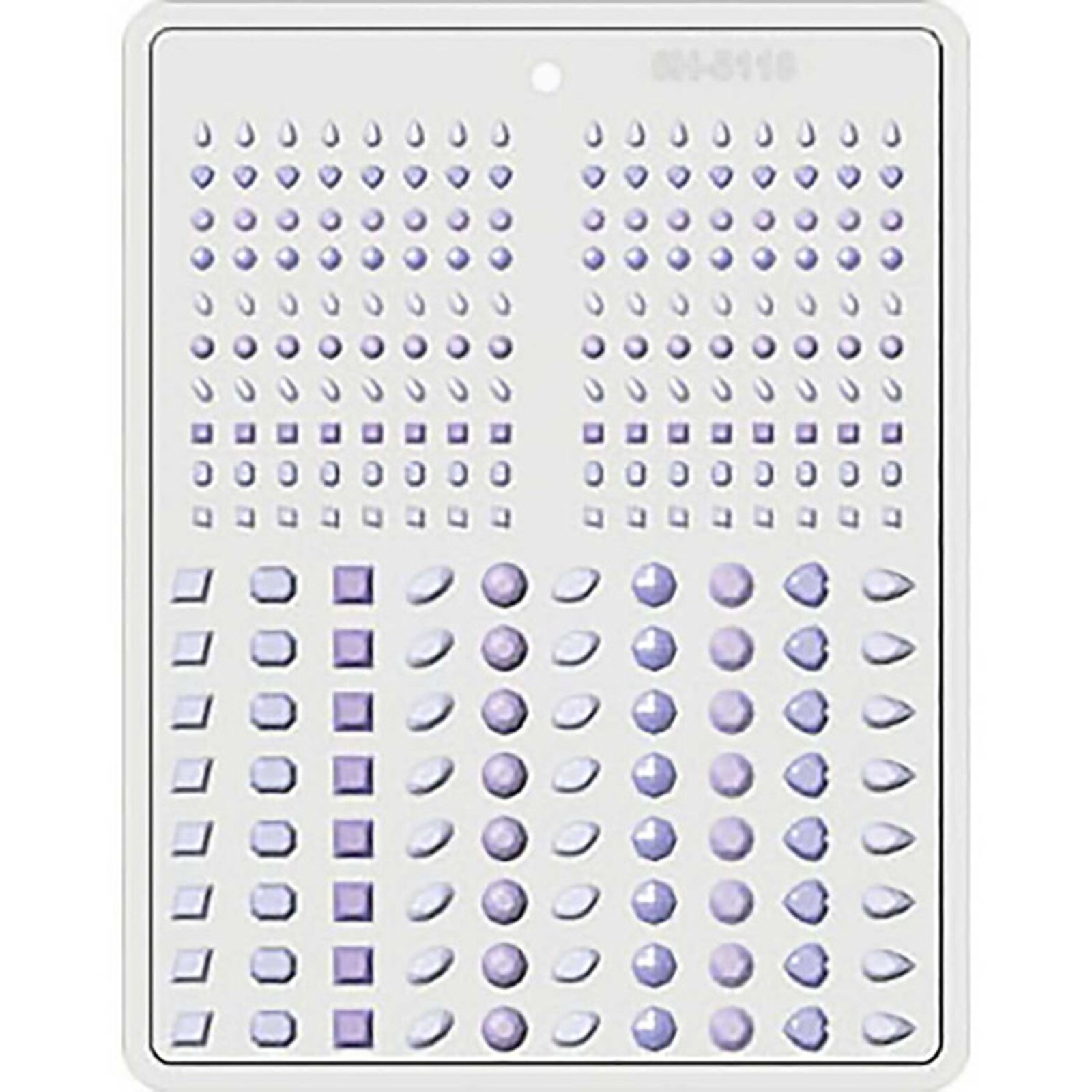 HARD CANDY MOLD - ASSORTED GEMS 1/8" TO 3/8" (240)
