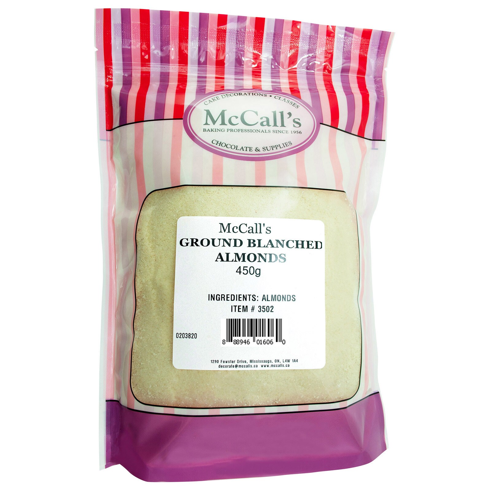 GROUND BLANCHED ALMONDS FLOUR 450 G