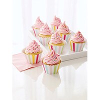MARTHA STEWART MODERN FESTIVE CUPCAKE WRAPS 12/PK 