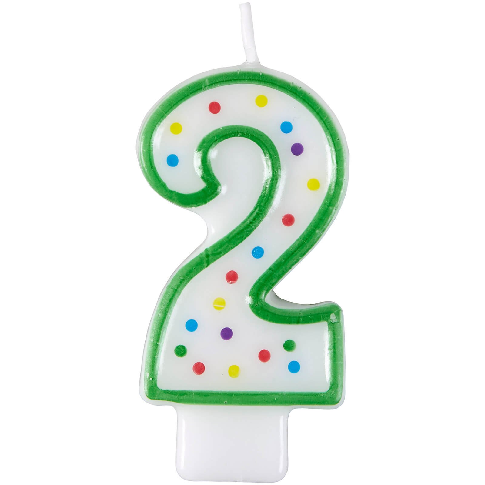 WILTON NUMERAL CANDLE #2 - 3"