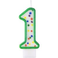 WILTON NUMERAL CANDLE #1 - 3"