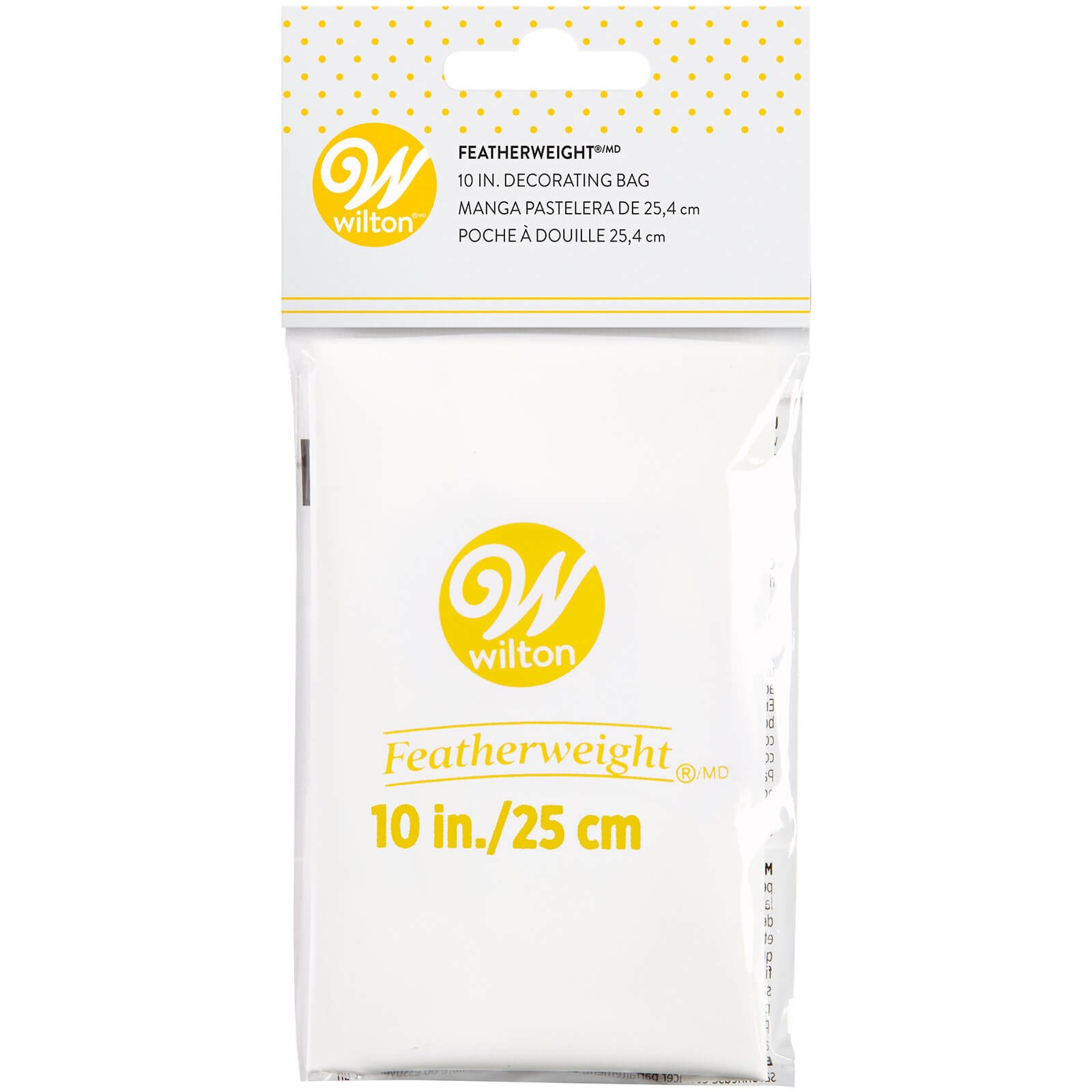 WILTON FEATHERWEIGHT PIPING BAG 10"