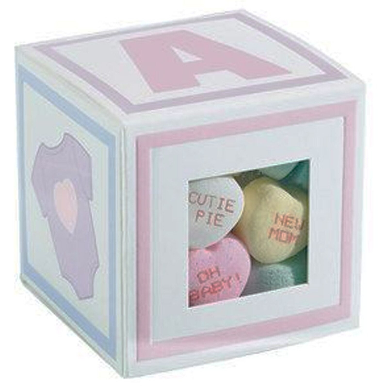 WILTON BABY BLOCK FAVOR BOX 12 PC