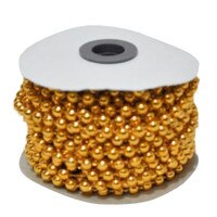 GOLD PEARLS 6MM - 12 YARD ROLL 